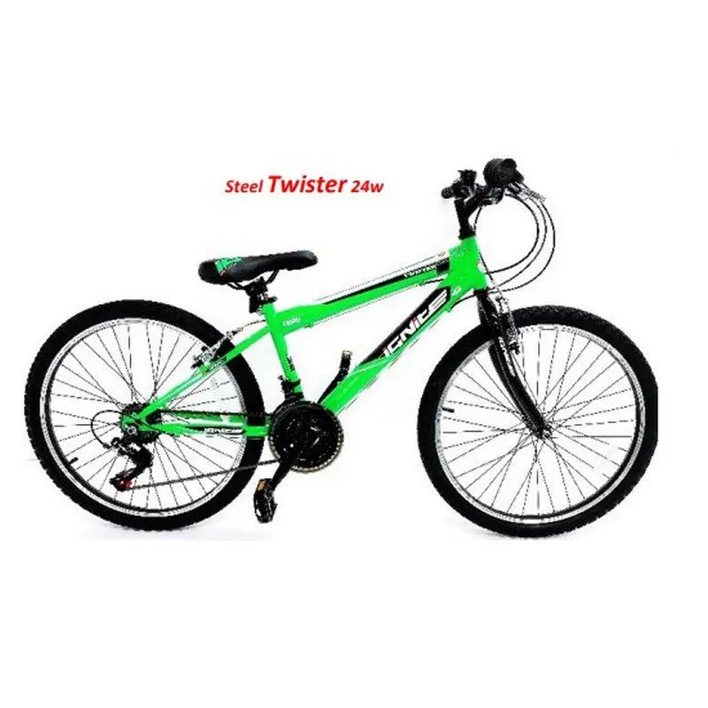 24 Ignite Twister Bike in Lime Green