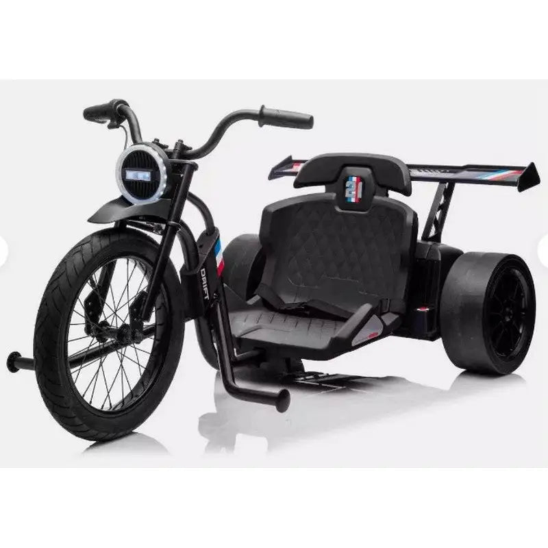 24V Electric Ride On Drift Trike - Black - Toys