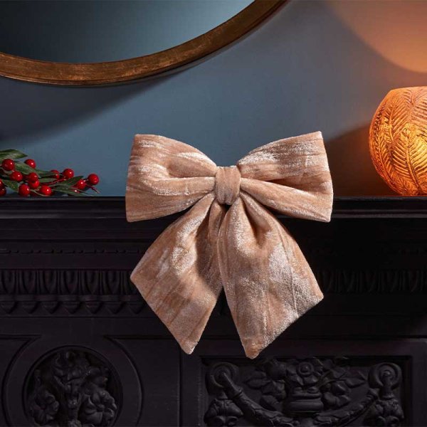Three Kings Velvet Bow - Various Colours & Sizes Available