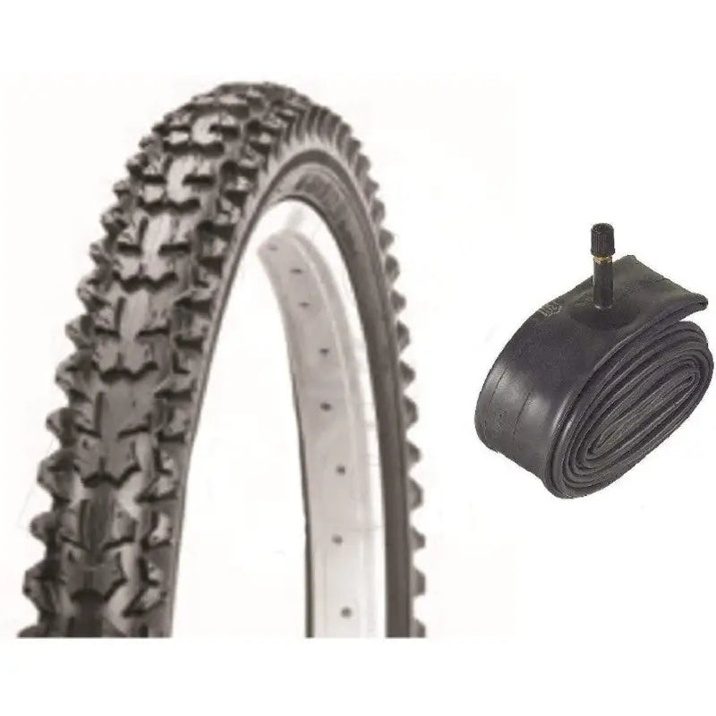 26 x 1.95 Black Replacement Mountain Tyre Black - 26 Inch -