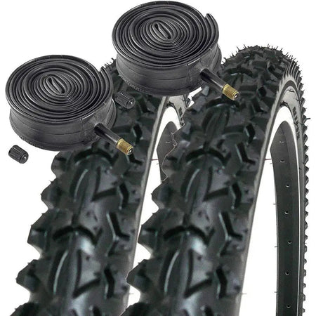 26 x 1.95 Black Replacement Mountain Tyre Black - 26 Inch -