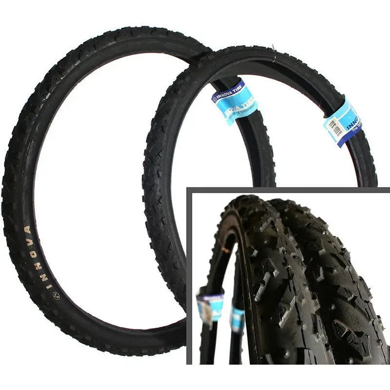 26 x 1.95 Black Replacement Mountain Tyre Black - 26 Inch -