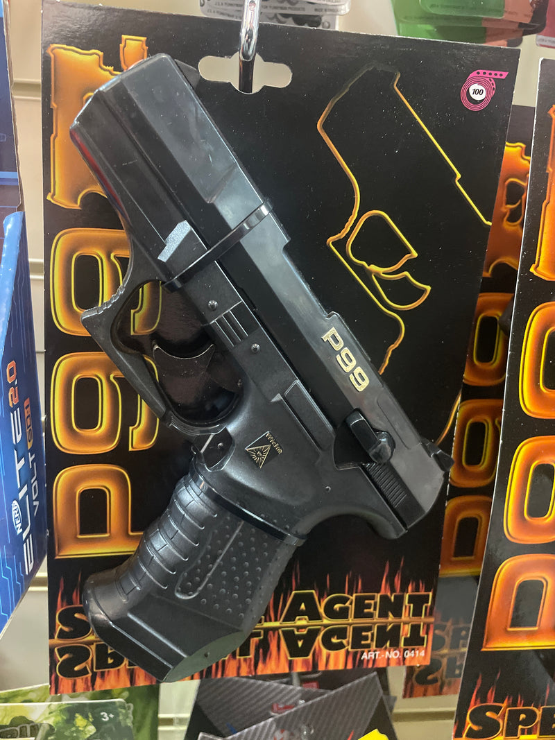 Wicke Special Agent Cap Gun P99 - Black (2 Options Available)