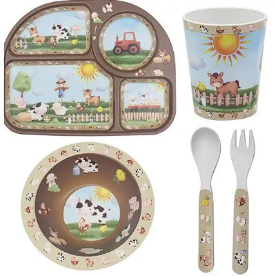 4 Piece Baby Dinner Set Farm - Kitchenware