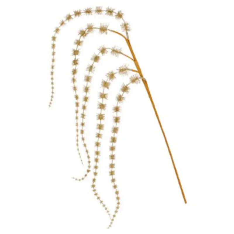 88cm Champagne Gold Glitter Hanging Spray - Seasonal >>