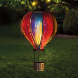 Smart Garden Solar Powered Rainbow Flaming Hot Air Balloon