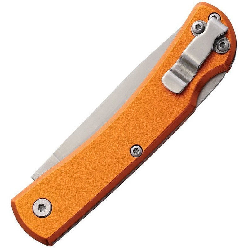 Bear & Son Small Farmhand Lockback Pen Knife - Red / Orange / Blue
