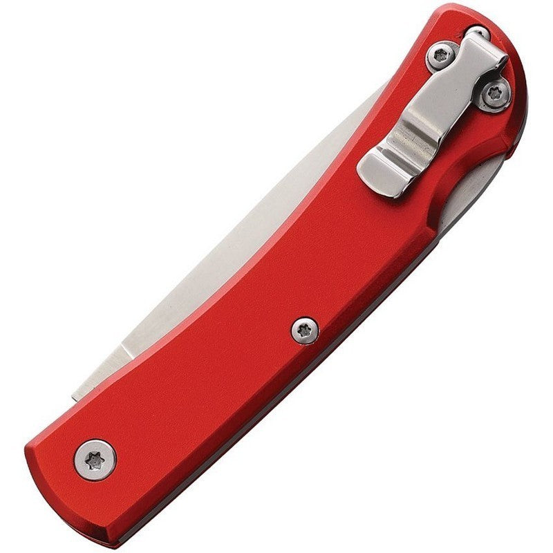 Bear & Son Small Farmhand Lockback Pen Knife - Red / Orange / Blue