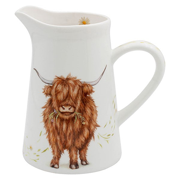 Clemency Bunn Highland Cow Jug
