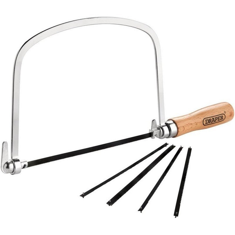 Draper Coping Saw Frame with 5 Replacement Blades
