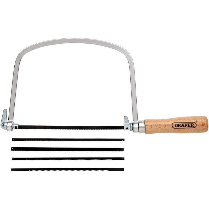 Draper Coping Saw Frame with 5 Replacement Blades
