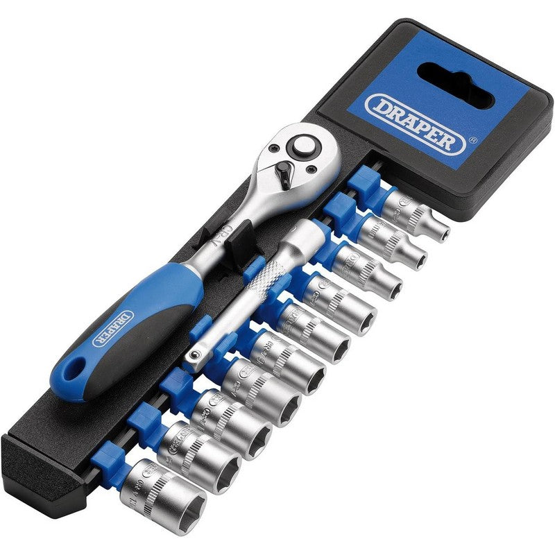 Draper Socket Set 1/4 Inch Drive 12 Piece
