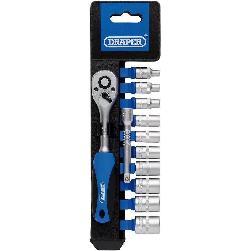Draper Socket Set 1/4 Inch Drive 12 Piece