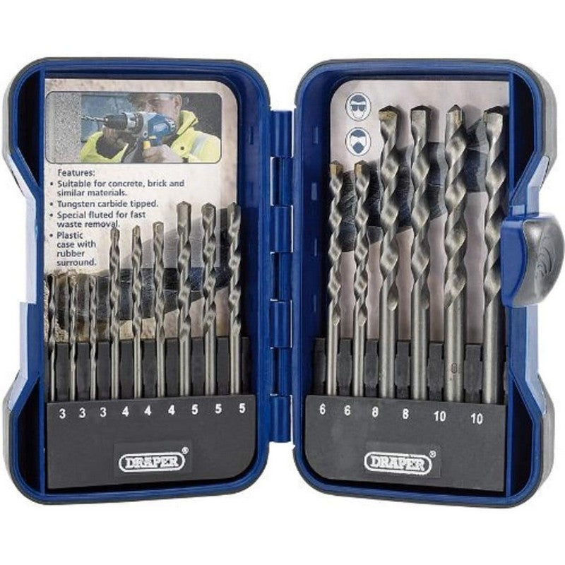 Draper Masonry Series 15 Piece Drill Bit Set