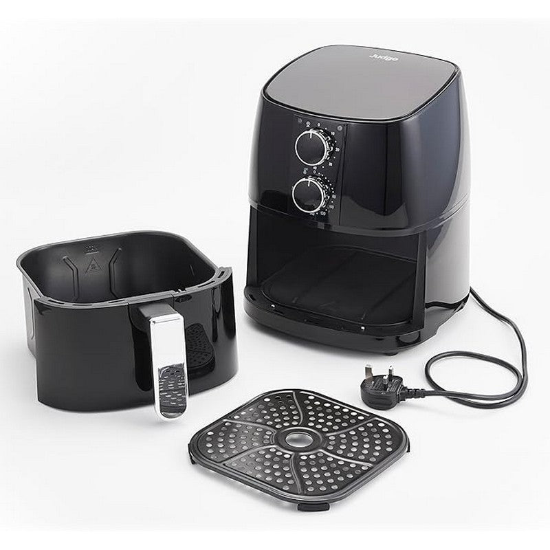 Judge 1400W Air Fryer With Manual Control Dials - 4 Litre Capacity