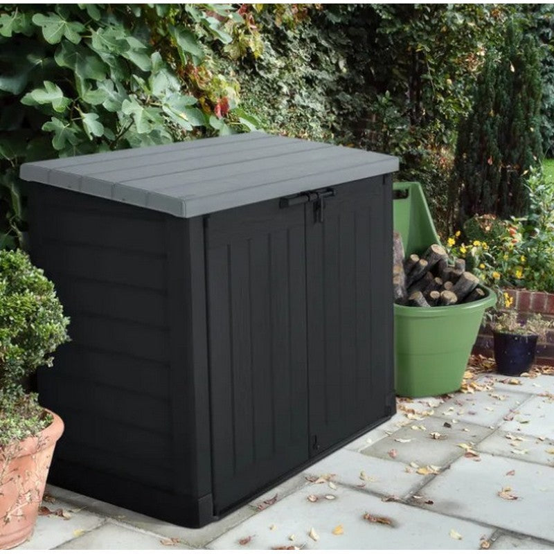 Keter Store It Out Max Outdoor Storage  Shed - 1481 x 880 x 238mm - Grey / Black