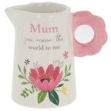 Bright Blooms Mini Jug Nana / Mum / Friends.