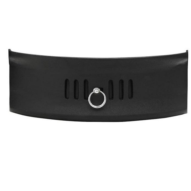 Percy Doughty N Fret Fire Front In Matt Black With Chrome Ring - 16 & 18 Inch