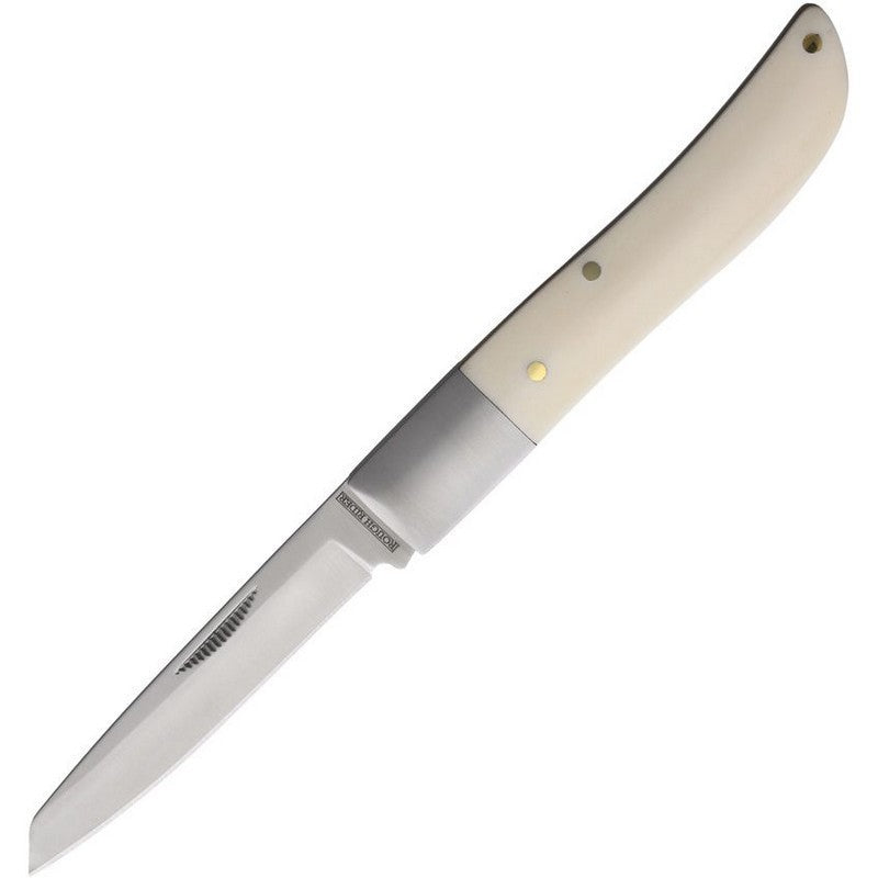 Rough Ryder Winter Bone Folding Pen Knife - White