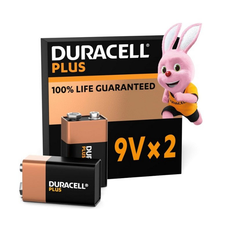 Duracell Plus 9V Battery 2 Pack