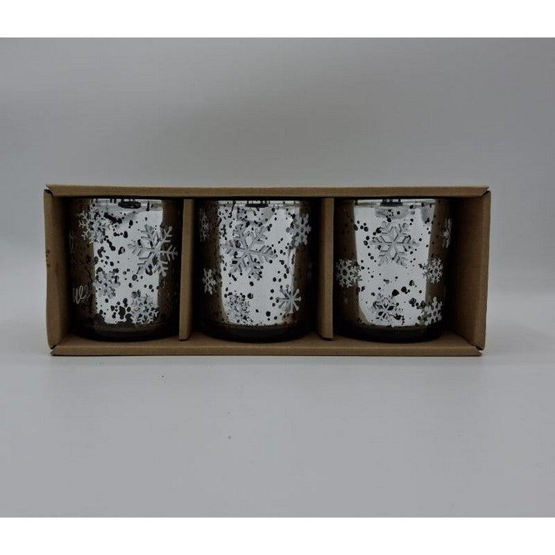 Seasonal Greeting Set of Three Votives Giftbox