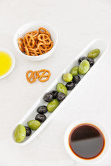 Mikasa Chalk Porcelain Olive Dish, White, 31cm