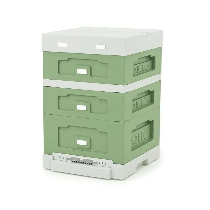 Abelo 12 Frame National Poly Bee Hive - Unpainted -