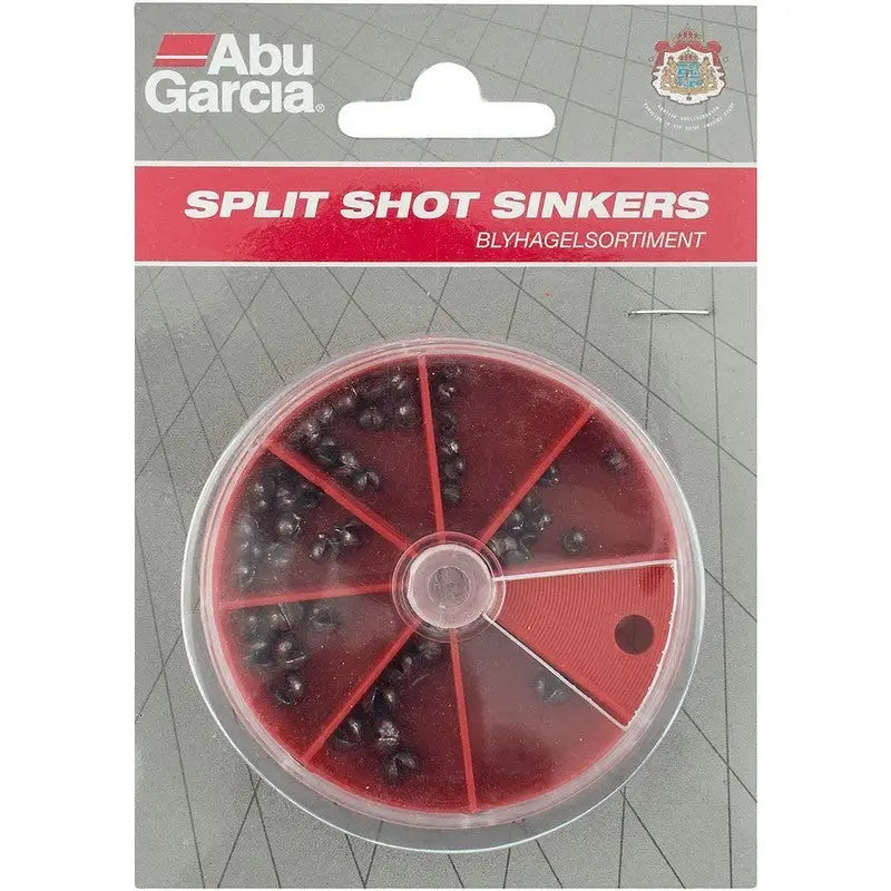 Abu Garcia Assorted Split Shot Sinkers Fishing Weights -