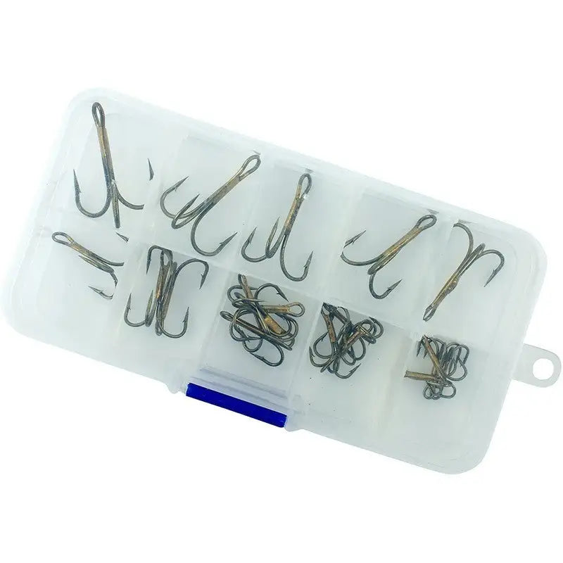 Abu Garcia Assorted Treble Fishing Hooks Pack Including Case