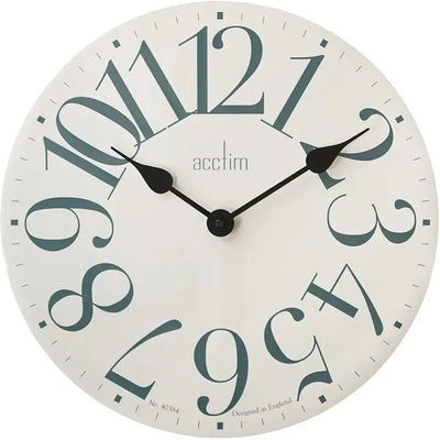 Acctim Ealing MDF Cream Wall Clock - 32cm - Homeware