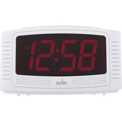 Acctim Vian Red LED Electric Alarm Clock - Homeware