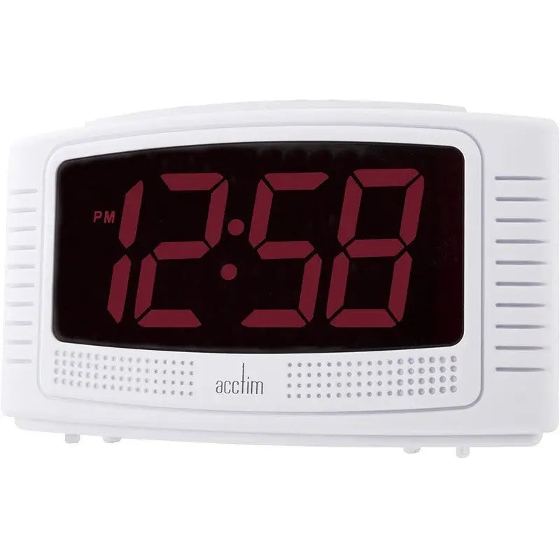 Acctim Vian Red LED Electric Alarm Clock - Homeware