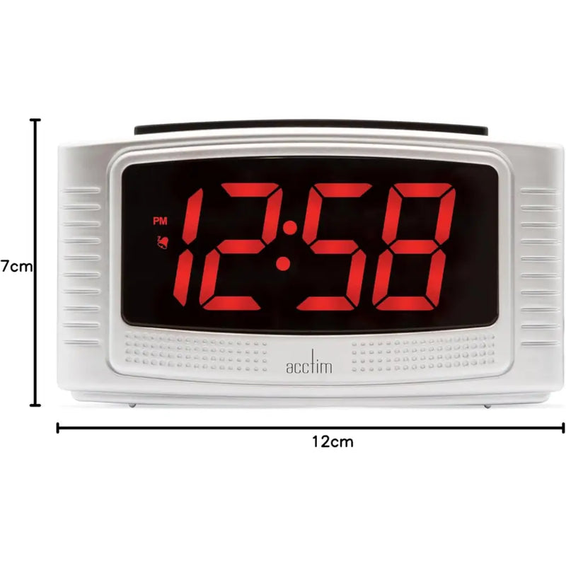 Acctim Vina Silver LED Display USB Powered - Homeware >>