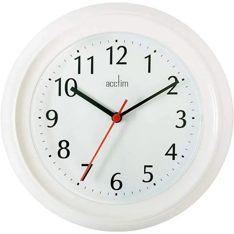 Acctim Wycombe Wall Clock - Assorted Colours - White -