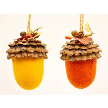 Acorn Hanger 13cm (2 Assorted - 1 Sent) - Seasonal >>