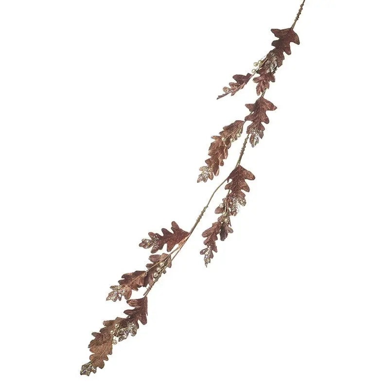 Acorn Leaf Garland 1.1m x 17cm - Seasonal >> Autumn >>