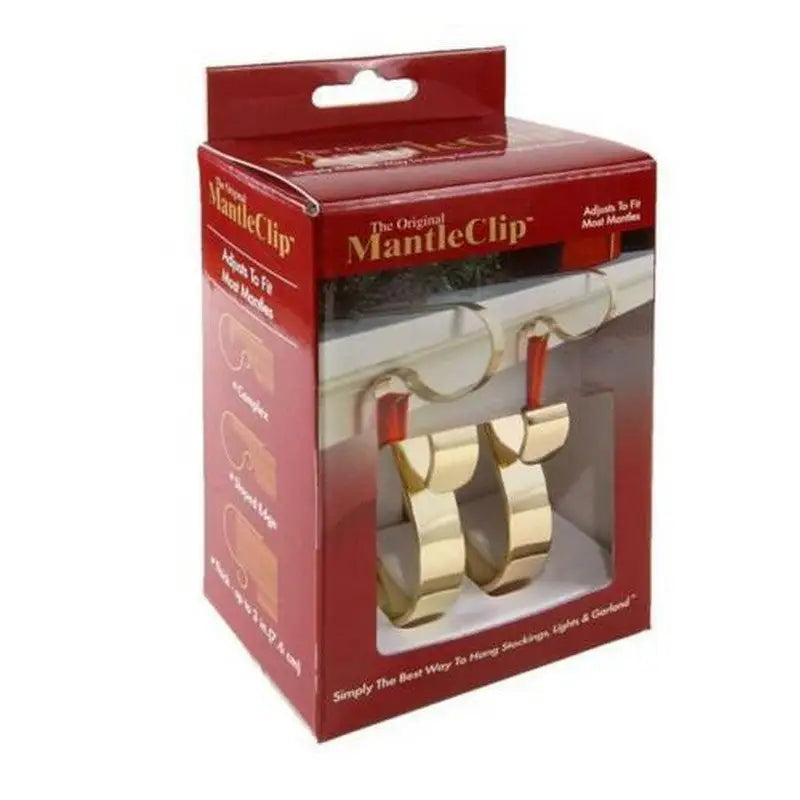 Adams Christmas Decoration Mantel Clips - 2 Pack