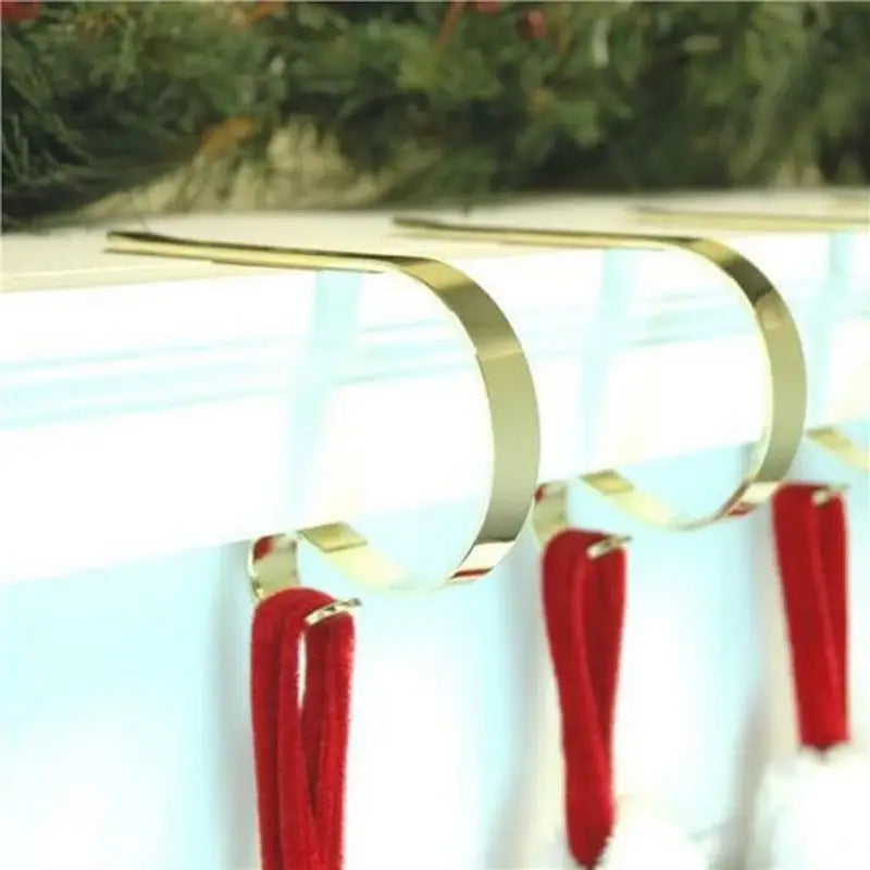 Adams Christmas Decoration Mantel Clips - 2 Pack - Shiny