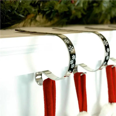 Adams Christmas Decoration Mantel Clips - 2 Pack - Silver