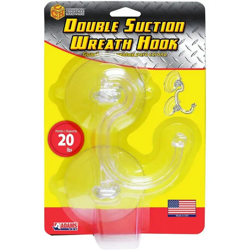 Adams Double Suction Wreath Hook - Holds upto 9kg / 10LBS
