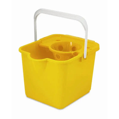 Addis 11L Mop Bucket and Wringer - Yellow - Cleaning
