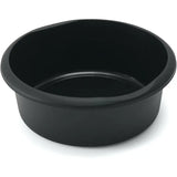 Addis 7.7 Litre Round Washing Bowl - Linen / Black - Black
