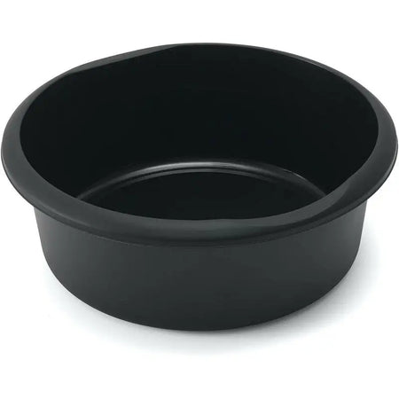Addis 7.7 Litre Round Washing Bowl - Linen / Black - Black
