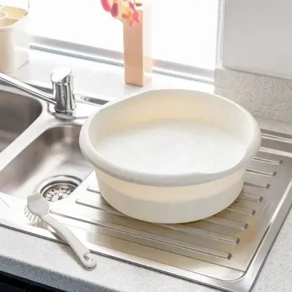 Addis 7.7 Litre Round Washing Bowl - Linen - Kitchenware