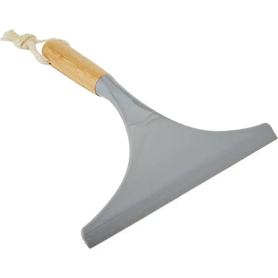 Addis Bamboo Shower Window Squeegee With Iron-Style Blade