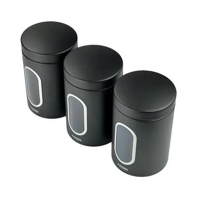 Addis Canister set Black - Cleaning Products >> Waste Bins