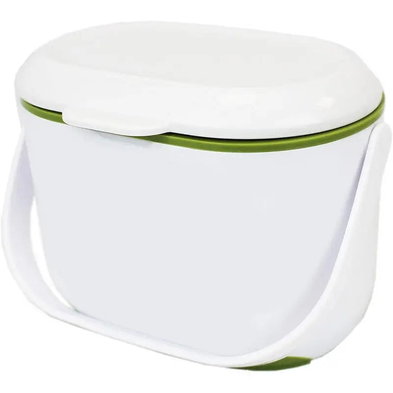 ADDIS COMPOST CADDY WHITE & GREEN - Compost Caddy