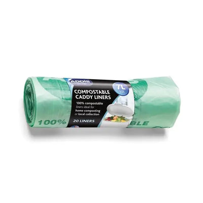 Addis Compostable Caddy Liners 20 Roll 7l - Cleaning