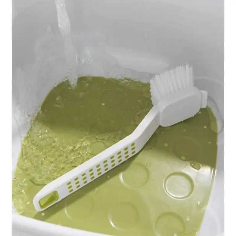 Addis Dish Brush White/Green (7.5 X 21.5cm) - Kitchenware