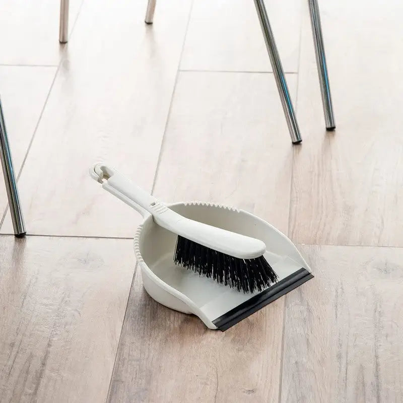 Addis Dustpan And Brush Set Linen - Soft - Cleaning Products